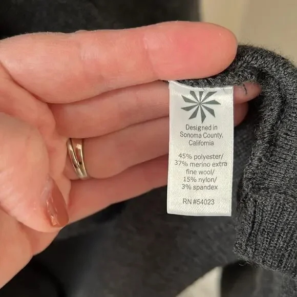 Athleta Chill‎ Chaser Merino Wool Blend Cardigan | Medium - Picture 6 of 8